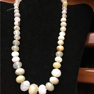 NWOT Beautiful Coldwater Creek Natural Color’s Stone Necklace